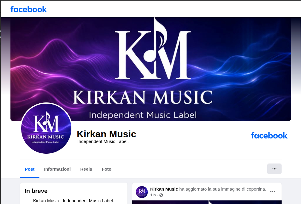 Facebook e Instagram di Kirkan Music